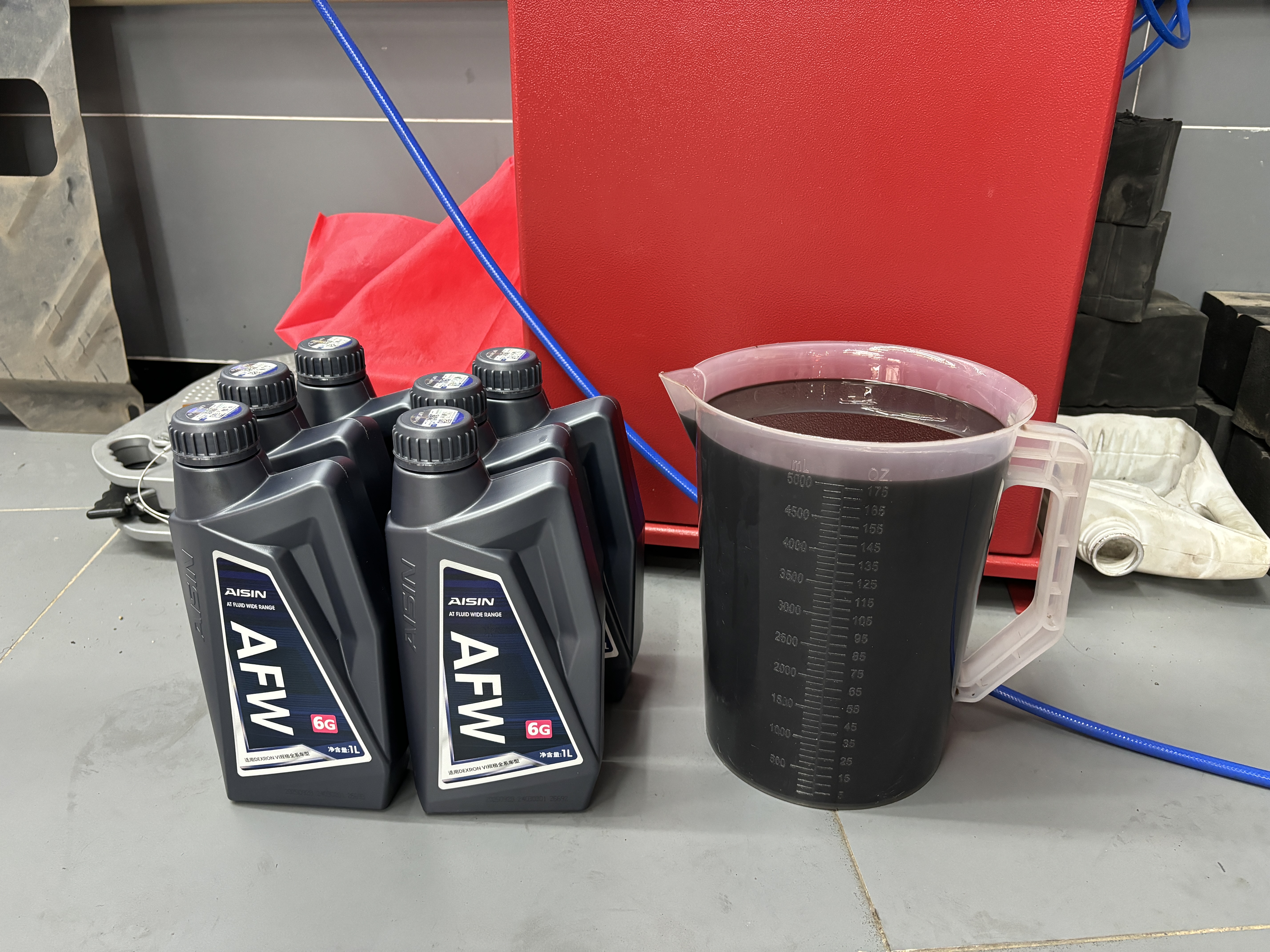 爱信AFW6G自动变速箱油波箱油ATF通用6*1L凯迪拉克雪佛兰别克 实拍图