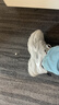 骆驼（CAMEL）运动老爹鞋女透气厚底潮休闲鞋子 K23S60L8016 银色 39 实拍图
