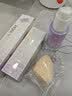 透蜜美白防晒隔离霜妆前乳打底遮瑕提亮素颜霜女SPF50+(紫色+绿色) 实拍图