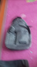运动跑步包男休闲斜挎包手机包防泼水健身包女单肩包 灰色 实拍图
