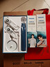 飞利浦（PHILIPS）声波电动牙刷钻石3系 5倍洁齿5种模式 刷头*2【亮白+洁净】生日礼物  母亲节礼物HX5181/02 蓝 实拍图