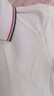 罗蒙男童短袖polo衫校园服饰春夏T恤女童班服 条纹白色短袖POLO衫170 实拍图