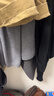 优衣库女装HEATTECH EXTRA WARM混纺高领T恤/长袖9%羊绒478954 478954/07青灰色 M 实拍图