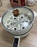 志高（CHIGO）电炒锅电蒸锅电炖锅蒸蟹锅电煮锅多功能一体电热锅蒸煮煎炒一体家用大容量5-6人加厚加深黑陶晶内胆 【智能多档调节】 3.5L底锅+蒸笼 志高电炒锅 实拍图