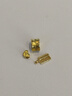 水贝黄金转运珠足金999光面金珠5D硬金工艺串珠吊坠隔珠女神节礼 （送合金链）金算盘1个（金重约0.1g） 实拍图