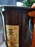 恒跃垃圾桶茶渣桶无盖带过滤网茶叶废水干湿分离茶室办公室商用茶水桶 棕色小号圆形茶渣桶（带滤网） 实拍图