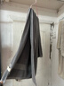 洁丽雅（Grace）浴巾A类纯棉成人男女家用柔软吸水速干全棉酒店大浴巾 深灰运动 实拍图