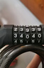 永久山地自行车防盗锁单车密码锁电动车链条加粗钢缆锁便携锁 实拍图