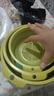 双层沥水篮洗菜篮厨房沥水神器家用多功能水果篮子收纳篮 圆形沥水篮6件套-大+中+小-混色 实拍图