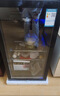 新飞 （Frestec）冰吧冷藏柜保鲜柜 欧式恒温红酒柜酒店家用客厅冰箱迷你小型单门办公室保鲜展示留样茶叶饮料柜 108升黑内胆【冷藏+微冷冻+带灯+带锁】 实拍图
