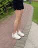 安踏（ANTA）星云2女鞋运动鞋子女夏季新款网面软底透气跑步鞋轻便百搭跳绳鞋 象牙白/冰晶绿 【星云2.0-店长推荐】 37.5 【官方正品】 实拍图