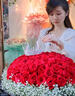 来一客母亲节鲜花速递99朵红玫瑰花束生日礼物表白送女友全国同城配送 99朵红玫瑰女神款 实拍图