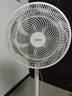 美的（Midea）【品质推荐】七叶轻音柔风电风扇/家用省电落地扇/台式电扇/广角摇头节能宿舍小型风扇 SAE35CA 实拍图