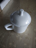 陶相惠陶瓷茶杯带盖办公室茶杯骨瓷纯白会议水杯260ml小号陶瓷杯子定制 实拍图