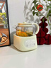±0日本正负零全玻璃养生壶【新款】煮茶器恒温0胶水花茶壶泡奶家用1L大容量办公室煮茶炉保温烧水壶 富士白 1L 【0塑料0胶水】 实拍图