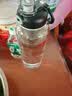 LOCKZI吨桶吨耐高温100度食品级开水防摔茶水分离玻璃泡茶杯大容量水杯 [独立茶网+杯套] 2000ml 高硼硅防爆 实拍图