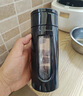 富光大容量耐摔玻璃杯 商务男士双层水杯塑玻泡茶杯茶水分离杯子520ML 实拍图