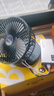 电风扇伸缩折叠小风扇宿舍家用静音充电型办公台式USB桌面宿舍大风力夏台面落地两用折叠电风扇 颜色随机 直插款无档位开关1个装 实拍图