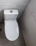 松鲸 卫浴家用马桶坐便器大冲力超漩虹吸式静音连体座便器小户型马桶 热卖款【管道施釉】400坑距 实拍图