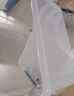禧天龙塑料衣物收纳箱玩具整理箱车载储物箱55L 透明 3个装 带轮 实拍图
