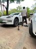 普利司通（Bridgestone）新能源汽车轮胎 235/45R18 98Y T005 EV 静音绵适配特斯拉Model3 实拍图