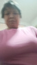 【亲肤纯棉】母亲节送妈妈女装纯棉长袖t恤百搭打底衫大码外穿 紫红色 4XL 【建议150-165斤】 实拍图