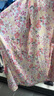 古今（GUJIN）纯棉长袖睡衣女春秋睡袍浴袍家居服可外穿甜美棉纱汗蒸服大码M 实拍图