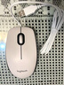 罗技（Logitech）M100r 鼠标 有线鼠标 办公鼠标 对称鼠标 大手鼠标 白色 实拍图