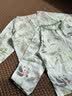 威尔贝鲁（WELLBER）儿童睡衣家居服男女童竹棉纱布家居套装春秋花园小兔长袖130 实拍图