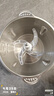 美的（Midea）绞肉机家用京东自营304不锈钢双碗双刀多功能料理绞肉机磁吸刀头绞肉绞馅打蒜器 3.6L MJ-JC19FB 实拍图