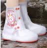 JAJALIN防雨鞋套防水靴套男女加厚鞋套便携防滑耐磨雨靴脚套白色42/43码 实拍图