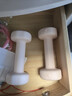 Keep哑铃女士健身家用彩色浸塑环保手铃亚铃全身塑形樱粉1kg*2 实拍图