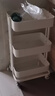 宜家（IKEA）拉斯克家居小推车置物架移动茶水桌书包架客厅厨房收纳架 白色小号 28*38*61cm 实拍图