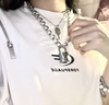 MOLCNANA同款南京锁项链潮男女朋克情侣吊坠小众设计送男朋友生日礼物 L0913南京锁项链 实拍图