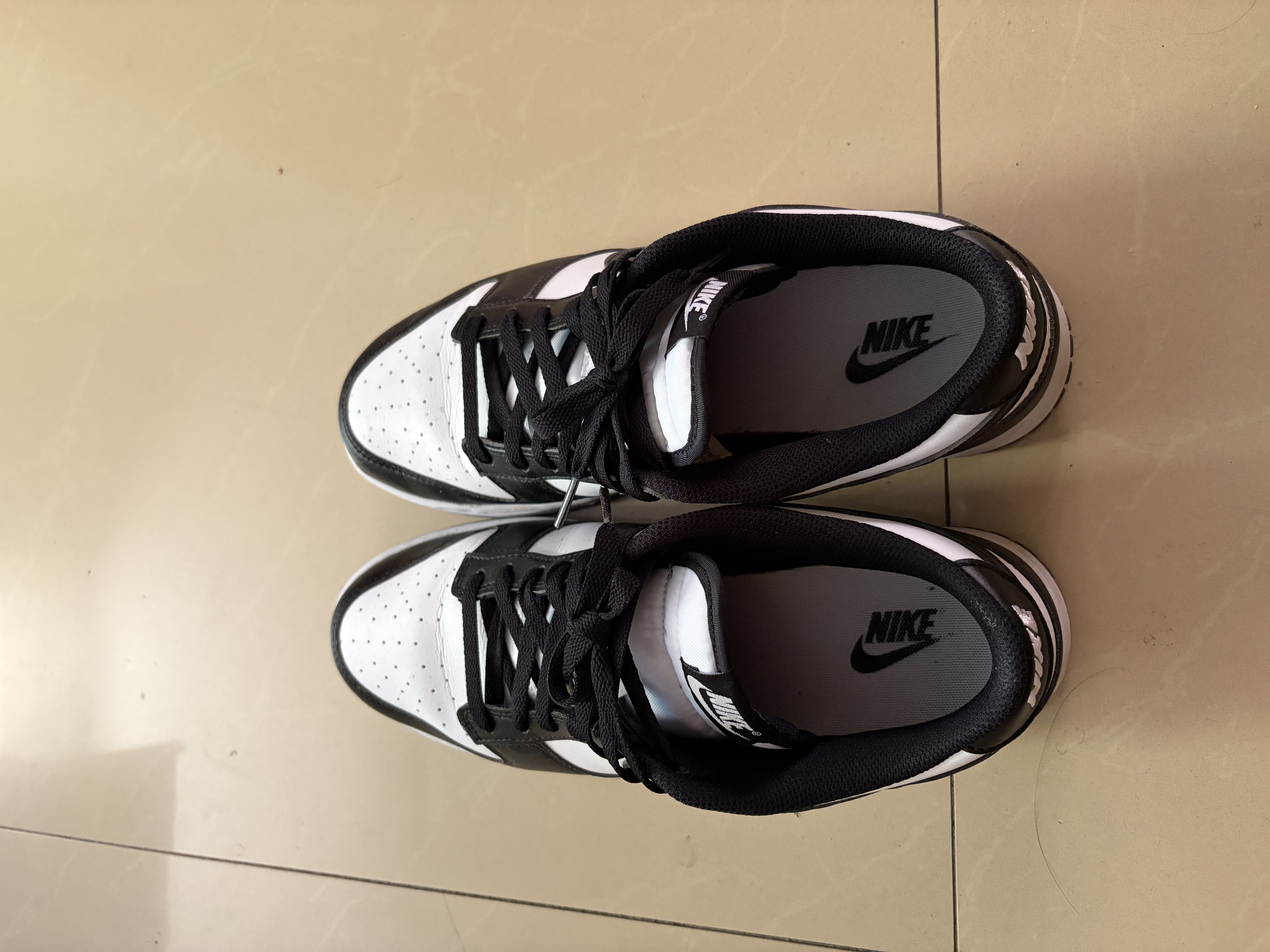 耐克NIKE男休闲板鞋 DUNK 运动鞋HF5441-100黑白45 实拍图