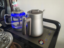 开品全自动双壶上水纯钛茶台烧水壶电热水壶 恒温24小时电茶炉 嵌入式一体机茶盘电茶壶泡茶专用一体机 1L 【纯钛 双上水】20X37CM 煮茶烧水 实拍图