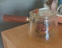 雅集侧把壶锤纹煮滤茶具耐热玻璃茶壶煮茶泡茶壶耐高温泡茶壶600ml 实拍图
