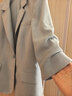 朗姿【精英衣橱 律师系列 朗姿Basic衣橱】西装春季修身职业西服外套 浅雾霾蓝色3 L 实拍图