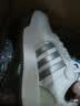 adidas ENTRAP美式校园风运动少年感复古篮球风板鞋男女阿迪达斯   白色/暗银金属/树脂黄   39 实拍图