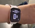 Apple/苹果 Watch S11 智能手表GPS款42毫米玫瑰金色铝金属表壳淡桃粉色运动型表带S/M MEUN4CH/B情人节 实拍图