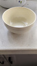 家用餐具釉下彩碗盘高颜值碗碟陶瓷餐具奶霜黄4.5英寸好运碗 明黄色 2个装 实拍图