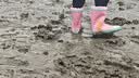 柠檬宝宝儿童雨鞋男女童雨靴防水防滑小孩上学水鞋束口户外轻便 实拍图
