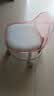 亚克力小凳子静音带万向轮儿童学步凳网红小椅子滑轮矮凳浴室凳 颜色随机【活动款】 实拍图