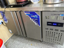 荣事达冷藏操作台冰柜工作台商用冷藏冷冻两用双温保鲜水吧台冷柜厨房不锈钢台面冰箱一体柜80cm宽 冷冻丨1.2*0.6*0.8M【铜管低耗】 实拍图