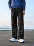 骆驼（CAMEL）直筒工装裤男户外防泼水运动休闲裤子 J14CA6L6645 幻影黑 XXL 实拍图