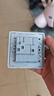德力西(DELIXI)开关插座面板 CD815系列 10A斜五孔插座 QSE86ZS/3 实拍图