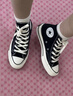 匡威（Converse）1970s 三星标经典高帮鞋情侣运动鞋学生鞋休闲帆布鞋男鞋女鞋 162050C 经典黑 36.5 /4 实拍图