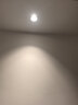 松下（Panasonic）led筒灯嵌入式孔灯吊顶灯客厅全铝白6.5W暖白光4000K开孔75-80mm 实拍图