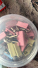 齐心【热门商品】48只25mm彩色长尾夹燕尾夹4#中号金属夹票据文件夹子 文具办公用品 48只/筒EB454 实拍图