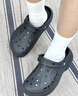 卡骆驰（CROCS）贝雅洞洞鞋男鞋女鞋轻便耐磨一脚蹬拖鞋休闲鞋百搭花园鞋|10126 黑色-001 43 (270mm) 实拍图